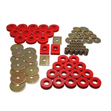 Load image into Gallery viewer, Energy Suspension 55-57 Chevy Full Size (Belair/Caprice/Impala) Red Body Mount Set Bushing Kits Energy Suspension
