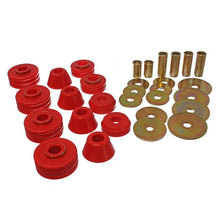 Load image into Gallery viewer, Energy Suspension 73-80 GM 1/2 Ton C-10/C1500 Pick Up 2WD Red Body (Cab) Mount Set Bushing Kits Energy Suspension

