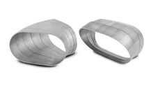 Load image into Gallery viewer, Vibrant 45 Degree Vertical Plane Oval 304SS Pie Cuts Nominal Tube 3.50in Steel Tubing Vibrant
