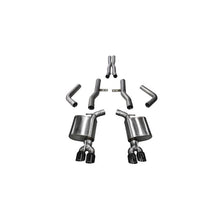 Load image into Gallery viewer, Corsa 2015-2023 Dodge Challenger Hellcat Dual Rear Exit Extreme Exhaust w/ 3.5in Black Tips Catback CORSA Performance

