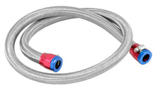 Load image into Gallery viewer, Spectre Stainless Steel Flex Fuel Line 3/8in. ID - 3ft. w/Clamps Red/Blue Fuel Lines Spectre
