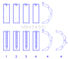 Load image into Gallery viewer, King Ford EcoBoost 3.5L / 3.7L V6 (Size STD) Main Bearing Set Bearings King Engine Bearings
