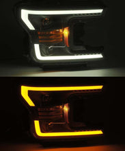 Load image into Gallery viewer, AlphaRex 18-19 Ford F-150 PRO-Series Projector Headlights Plank Style Chrm w/Activ Light/Seq Signal Headlights AlphaRex
