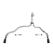 Load image into Gallery viewer, Corsa 2021-2024 Ford F-150 Regular Cab/ 8in Bed 5.0L V8 Xtreme Cat-Back Dual Rear Exit-BlackPVD Catback CORSA Performance
