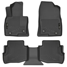 Load image into Gallery viewer, Husky Liners 2017 Mazda CX-9 WeatherBeater Cargo Liner (Front and Second Rows) - Black Floor Mats - Rubber Husky Liners
