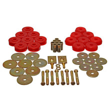 Load image into Gallery viewer, Energy Suspension Body Mount Set Exc. Cconvertible - Red Bushing Kits Energy Suspension

