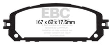 Load image into Gallery viewer, EBC 13+ Jeep Cherokee 3.2 Yellowstuff Front Brake Pads Brake Pads - Performance EBC   
