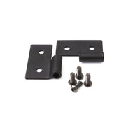 Rampage 1976-1983 Jeep CJ5 Lower Door Hinge Brackets - Black Doors Rampage