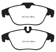 Load image into Gallery viewer, EBC 13-16 Mercedes-Benz GLK250 2.1 Twin TD Yellowstuff Rear Brake Pads Brake Pads - Performance EBC   
