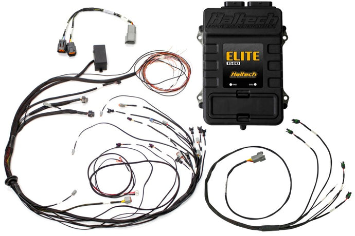 Haltech Elite 1500 Terminated Harness ECU Kit w/ Square EV1 Injector Connectors Programmers & Tuners Haltech   