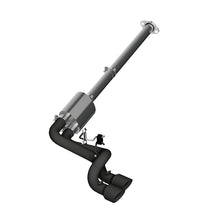 Load image into Gallery viewer, MBRP 09-14 Ford F150 Pre-Axle 4.5in OD Tips Dual Outlet 3in Black Coated Cat Back Exhaust Catback MBRP
