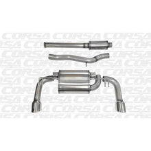 Load image into Gallery viewer, Corsa 2008-2015 Mitsubishi Lancer Evolution X Sedan 2.0L Polished Sport Dual Rear Cat-Back Exhaust Catback CORSA Performance
