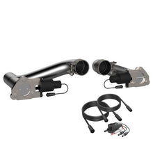 Load image into Gallery viewer, QTP 10-15 Chevrolet Camaro SS 6.2L 2.5in 304SS Aggressor Cutout Dual Mid Pipes Exhaust Cutouts QTP
