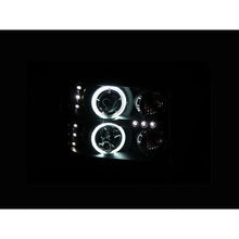 Load image into Gallery viewer, ANZO 2007-2013 Gmc Sierra 1500 Projector Headlights w/ Halo Black Headlights ANZO
