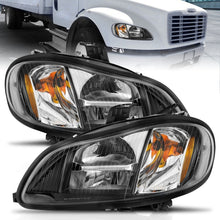 Load image into Gallery viewer, ANZO 2002-2014 Freightliner M2 LED Crystal Headlights Black Housing w/ Clear Lens (Pair) Headlights ANZO
