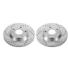 Load image into Gallery viewer, Power Stop 13-19 Nissan Sentra Front Evolution Drilled &amp; Slotted Rotors - Pair Brake Rotors - Slot &amp; Drilled PowerStop   
