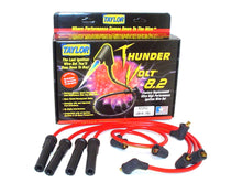 Load image into Gallery viewer, Taylor Cable 87250 ThunderVolt 8.2mm Ignition Wire Set; Red; Stock; 11.75 in.; 180 Deg. Plug Boot; Spark Plug Wire Set Taylor Cable Default Title
