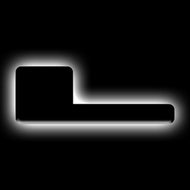 ORACLE Lighting Universal Illuminated LED Letter Badges - Matte Blk Surface Finish - L | 3141-L-001