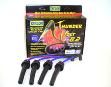 Load image into Gallery viewer, Taylor Cable 87635 ThunderVolt 8.2mm Ignition Wire Set; Blue; Stock; 9.5 in.; OE Spark Plug Boot; Spark Plug Wire Set Taylor Cable
