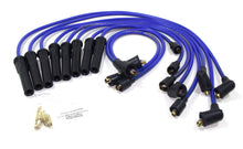 Load image into Gallery viewer, Taylor Cable 87641 ThunderVolt 8.2mm Ignition Wire Set; Blue; Stock; 11.75 in.; 180 Deg. Plug Boot; Spark Plug Wire Set Taylor Cable
