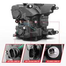 Load image into Gallery viewer, ANZO 2018-2020 Ford F-150 Projector Headlight w/ Plank Style Switchback Black Housing Headlights ANZO
