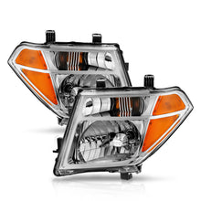 Load image into Gallery viewer, ANZO 2005-2008 Nissan Pathfinder Crystal Headlight Chrome Amber (OE Replacement) Headlights ANZO

