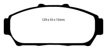 Load image into Gallery viewer, EBC 94-01 Acura Integra 1.8 Redstuff Front Brake Pads Brake Pads - Performance EBC   
