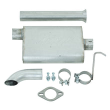 Load image into Gallery viewer, MBRP 00-06 Jeep Wrangler (TJ) Inline-4 2.5L Inline-6 4.0L Cat Back Single Off-Road Turn Down Alum Ex Catback MBRP

