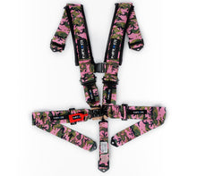 Load image into Gallery viewer, NRG SFI 16.1 5pt 3in. Seat Belt Harness/ Latch Link - Pink Camo Seat Belts &amp; Harnesses NRG
