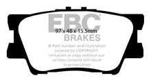Load image into Gallery viewer, EBC 13+ Lexus ES300h 2.5 Hybrid Redstuff Rear Brake Pads Brake Pads - Performance EBC   
