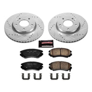 Power Stop 10-11 Kia Soul Front Z23 Evolution Sport Brake Kit Brake Kits - Performance D&S PowerStop   