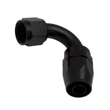 Load image into Gallery viewer, DeatschWerks 10AN Female Flare Swivel 120-Degree Hose End CPE - Anodized Matte Black Fittings DeatschWerks
