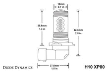 Load image into Gallery viewer, Diode Dynamics H10 XP80 LED - Cool - White (Pair) Bulbs Diode Dynamics   
