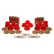 Energy Suspension 92-02 Dodge Viper Red Front Control Arm Bushing Set Bushing Kits Energy Suspension