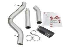 Load image into Gallery viewer, aFe Atlas Exhaust 5in DPF-Back Aluminized Steel w/ Black Tips 16-17 GM Diesel Truck V8-6.6L (td) DPF Back aFe

