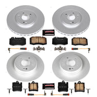 Power Stop 2004 Mercedes-Benz C230 Front & Rear Z23 Coated Brake Kit Brake Kits - Performance D&S PowerStop