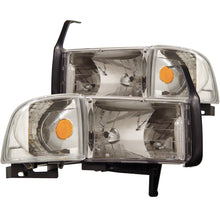 Load image into Gallery viewer, ANZO 1994-2001 Dodge Ram Crystal Headlights Chrome Headlights ANZO
