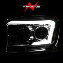 Load image into Gallery viewer, Anzo 06-09 Dodge RAM 1500/2500/3500 Headlights Chrome Housing/Clear Lens (w/ Light Bars) Headlights ANZO
