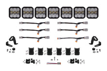 Load image into Gallery viewer, Diode Dynamics SS5 Pro Universal CrossLink 7-Pod Lightbar - White Combo Light Bars &amp; Cubes Diode Dynamics   
