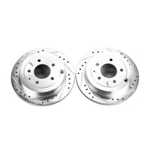 Load image into Gallery viewer, Power Stop 92-95 Mazda 929 Rear Evolution Drilled &amp; Slotted Rotors - Pair Brake Rotors - Slot &amp; Drilled PowerStop   
