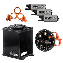 Load image into Gallery viewer, DeatschWerks 5.5L Modular Surge Tank Includes 3 DW200 Fuel Pumps Surge Tanks DeatschWerks
