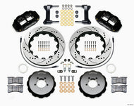 Wilwood Narrow Superlite 6R Front Hat Kit 14.00in Drilled 1999-2012 Subaru WRX w/Lines Big Brake Kits Wilwood
