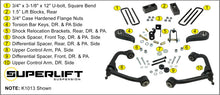 Load image into Gallery viewer, Superlift 2020 Chevy Silverado 2500HD/3500HD - 3in Lift Kit w/ Shock Extensions Lift Kits Superlift
