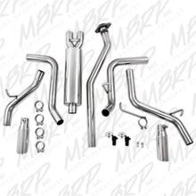 Load image into Gallery viewer, MBRP 2003-2007 Chev/GMC 1500 Classic 4.8/5.3L EC/CC-SB Cat Back Dual Split Side Catback MBRP
