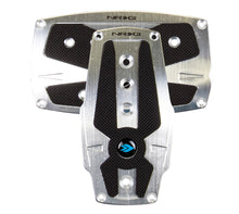 Load image into Gallery viewer, NRG Brushed Aluminum Sport Pedal A/T - Silver w/Black Rubber Inserts Pedal Covers NRG
