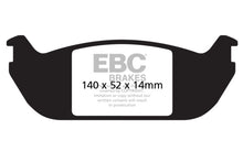 Load image into Gallery viewer, EBC 03-06 Lincoln Aviator 4.6 Yellowstuff Rear Brake Pads Brake Pads - Performance EBC   
