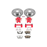 Power Stop 92-96 Honda Prelude Rear Z26 Street Warrior Brake Kit w/Calipers Brake Kits - Performance D&S PowerStop   