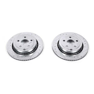 Power Stop 11-17 Chevrolet Caprice Rear Evolution Drilled & Slotted Rotors - Pair | AR82137XPR