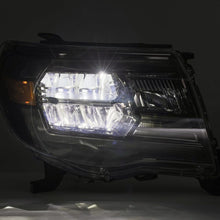Load image into Gallery viewer, AlphaRex 05-11 Toyota Tacoma LUXX Crystal Headlights Plank Style Chrome w/Activation Light/DRL Headlights AlphaRex
