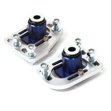 Load image into Gallery viewer, BBK 79-93 Mustang Caster Camber Plate Kit - Silver Anodized Finish Shock Mounts &amp; Camber Plates BBK
